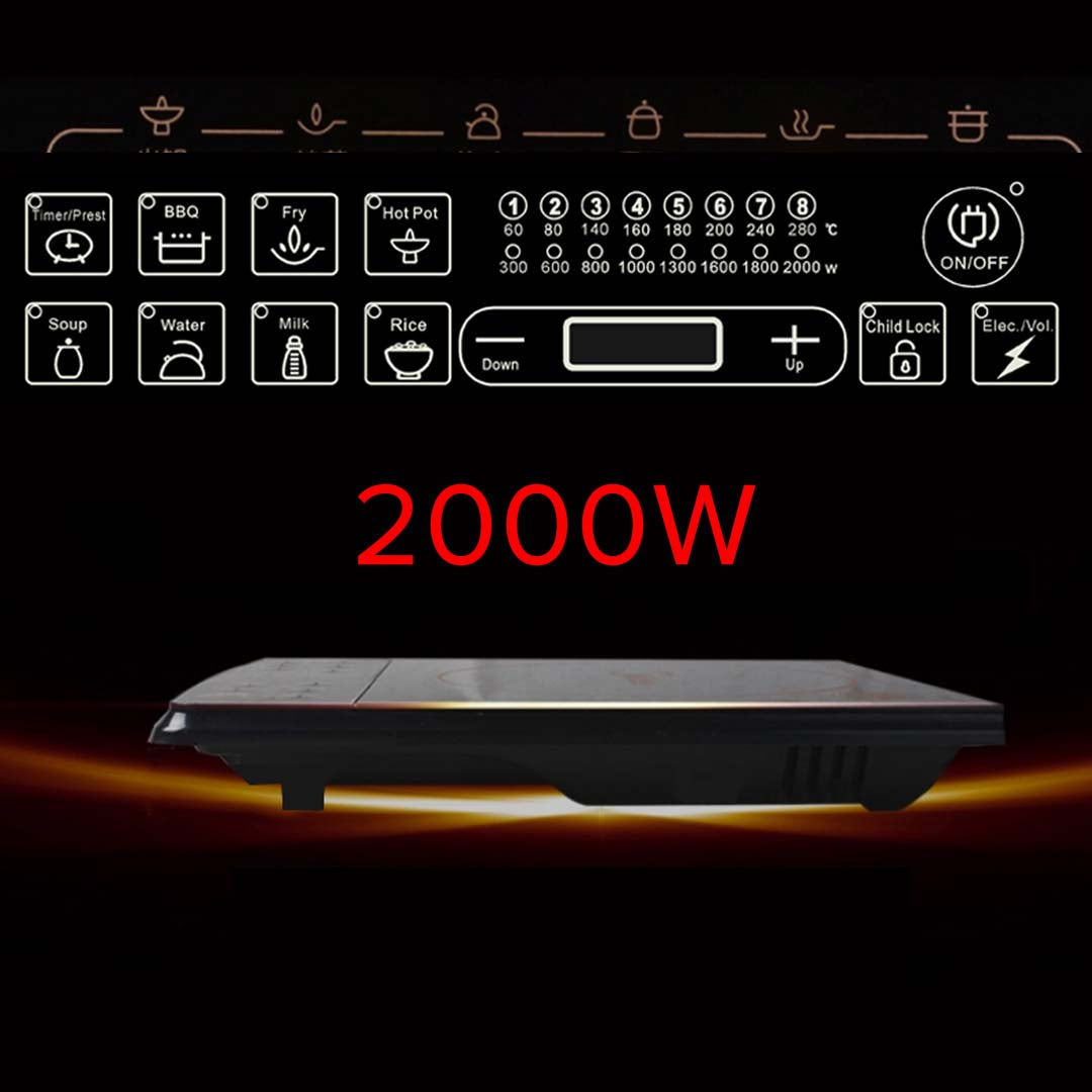 SOGA Cooktop Electric Smart Induction Cook Top Portable Kitchen Cooker Cookware - Active Workspace