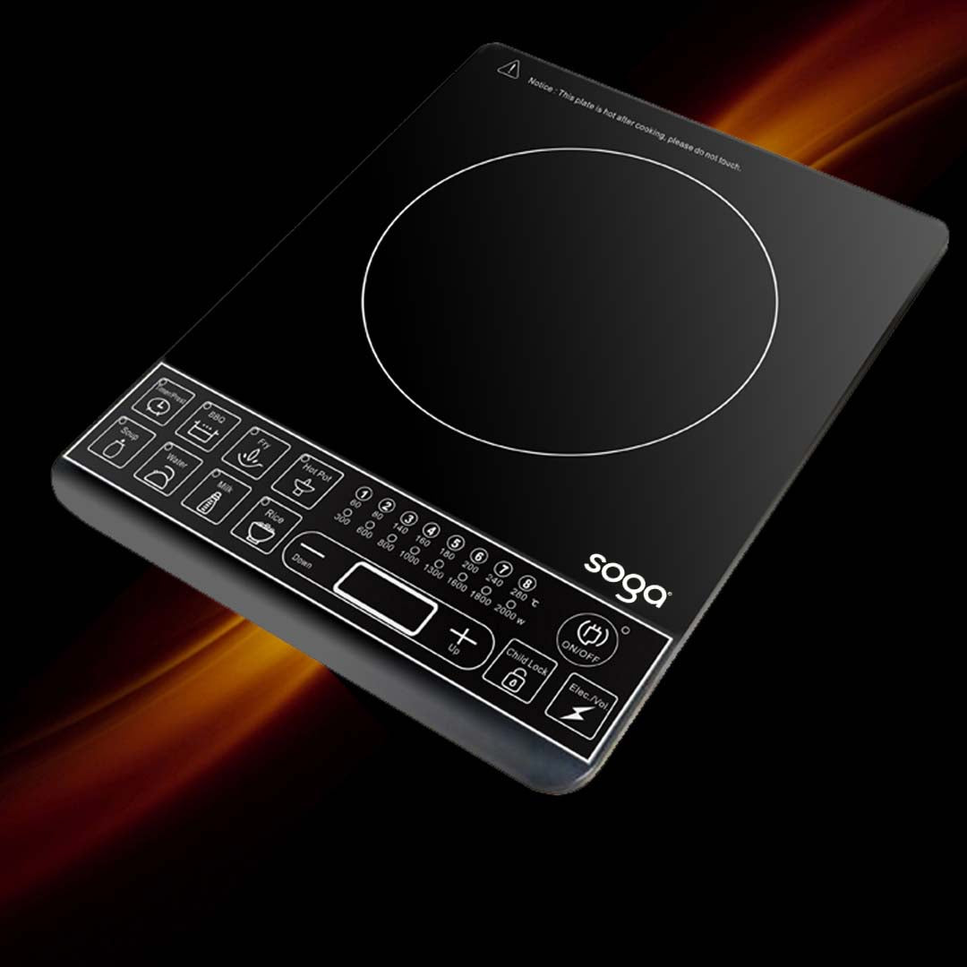 SOGA Cooktop Electric Smart Induction Cook Top Portable Kitchen Cooker Cookware - Active Workspace