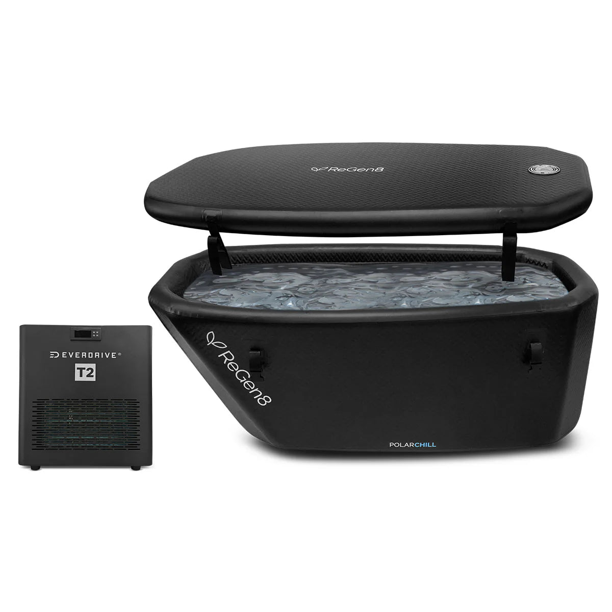Regen8 470L Ice Bath with 510W 2°C Chiller PolarChill T2