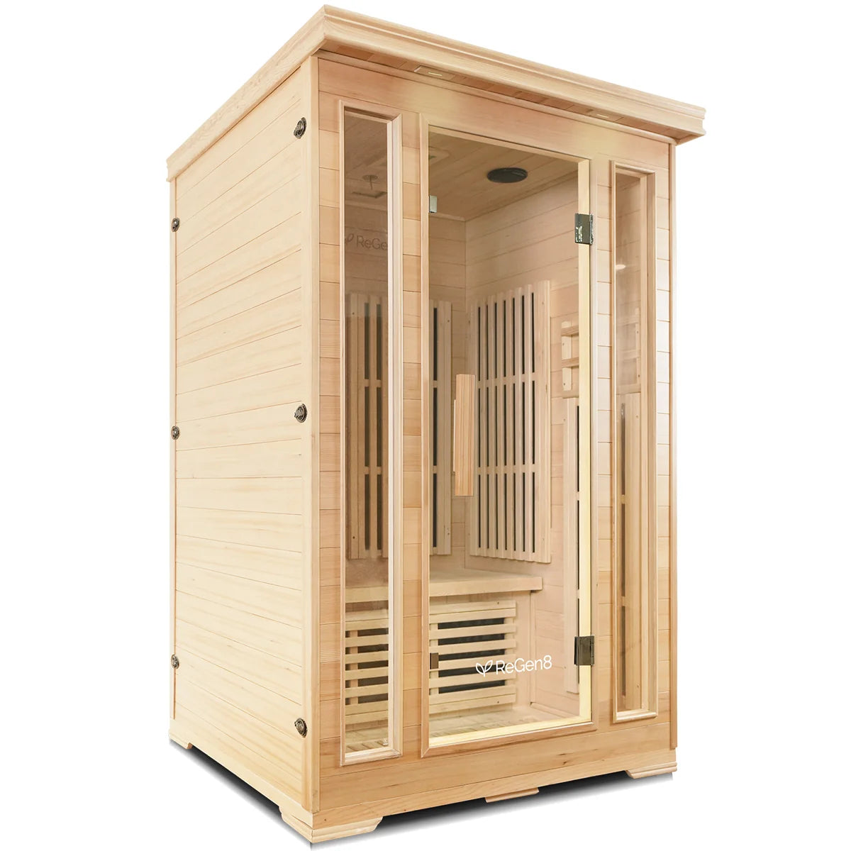 BUNDLE PRODUCT ReGen8 Sanctuary Contrast Suite: Duo V3 2-Person Sauna & 1060L PolarShift 4 Cold Plunge