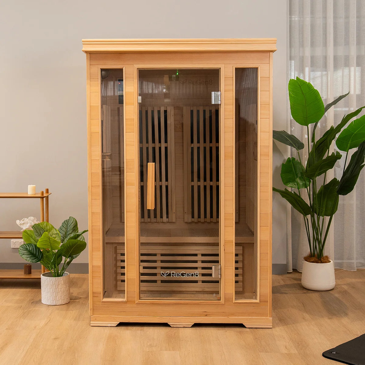 BUNDLE PRODUCT ReGen8 Sanctuary Contrast Suite: Duo V3 2-Person Sauna & 1060L PolarShift 4 Cold Plunge
