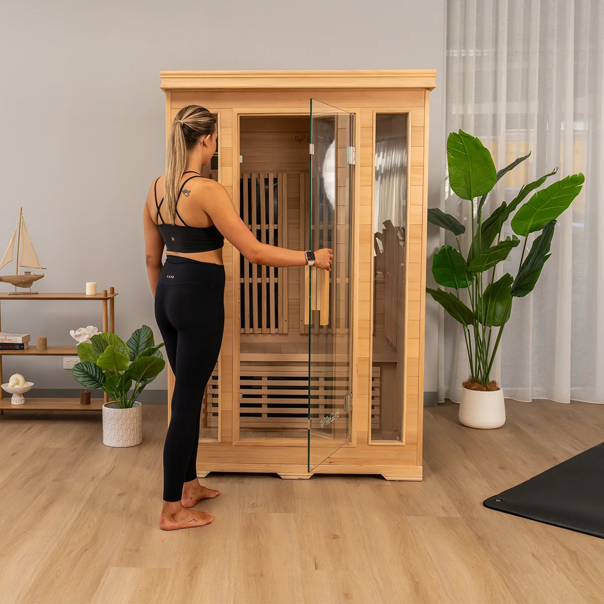 BUNDLE PRODUCT ReGen8 Sanctuary Contrast Suite: Duo V3 2-Person Sauna & 1060L PolarShift 4 Cold Plunge