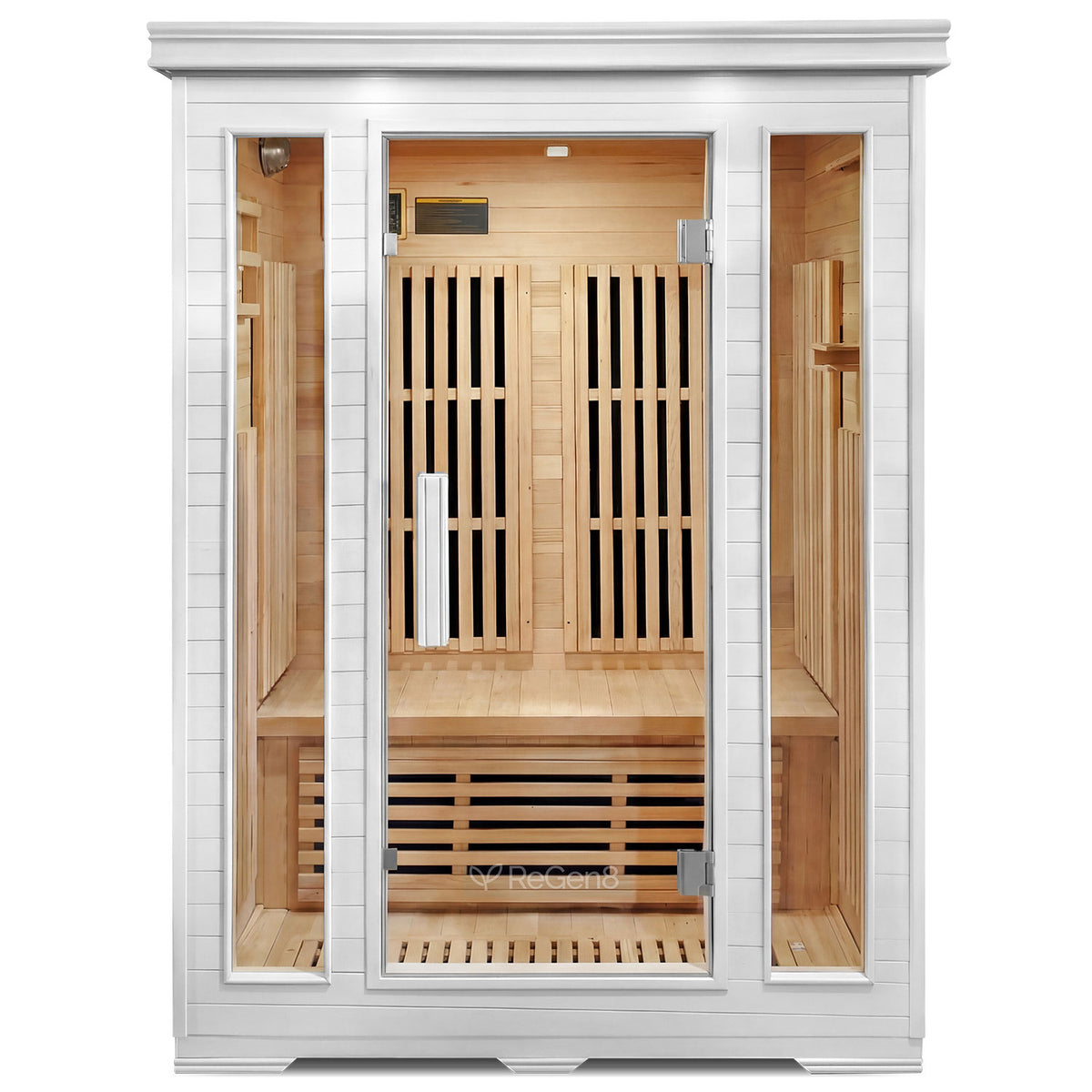ReGen8 Duo V3 – 2 Person Infrared Sauna (White)