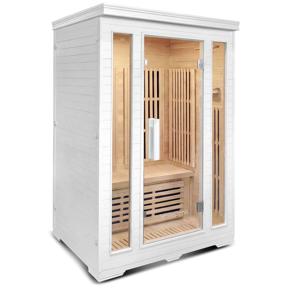 ReGen8 Duo V3 – 2 Person Infrared Sauna (White)