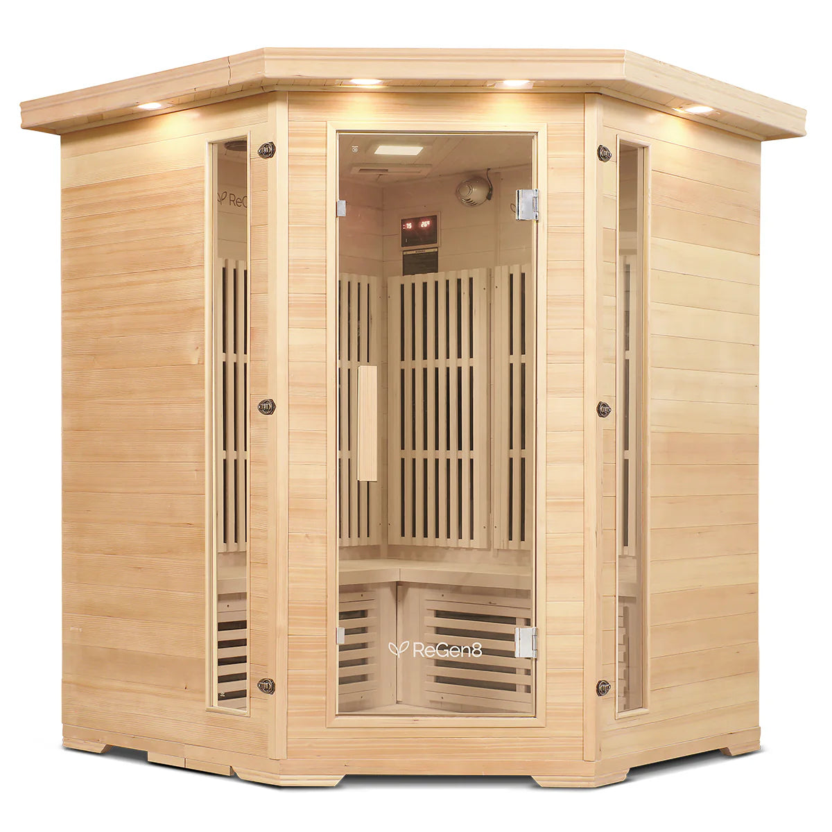 Regen8 Quadro Corner - 4 Person Infrared Sauna