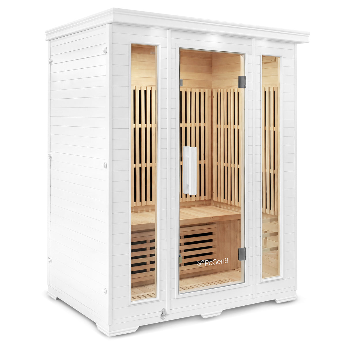ReGen8 Trio - 3 Person 2520W Infrared Sauna in White