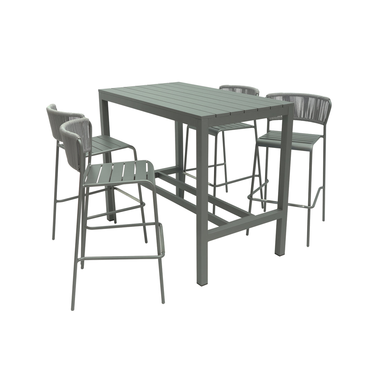 Hartman Roma Bar Stool - Graphite