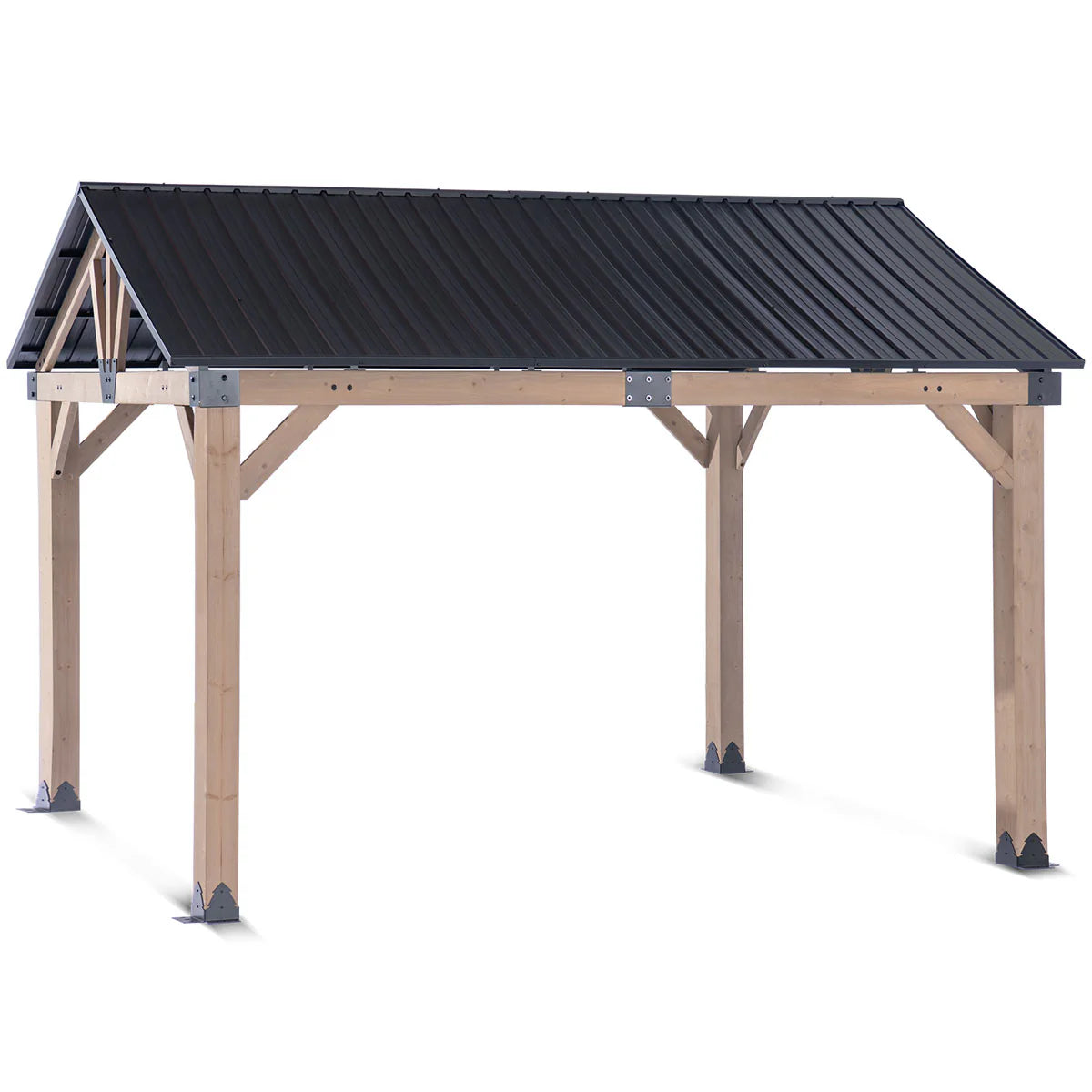 Yardtopia Fremantle 3.6m x 3m Timber &amp; Steel Gable Roof Gazebo