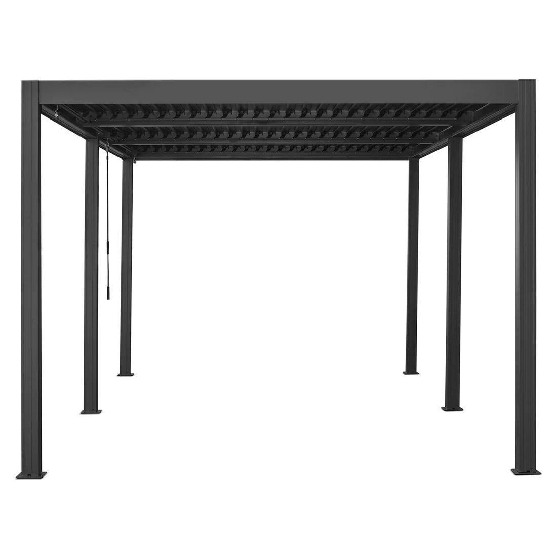 Yardtopia Elmont 3m x 5m Aluminium Pergola (Charcoal Grey)