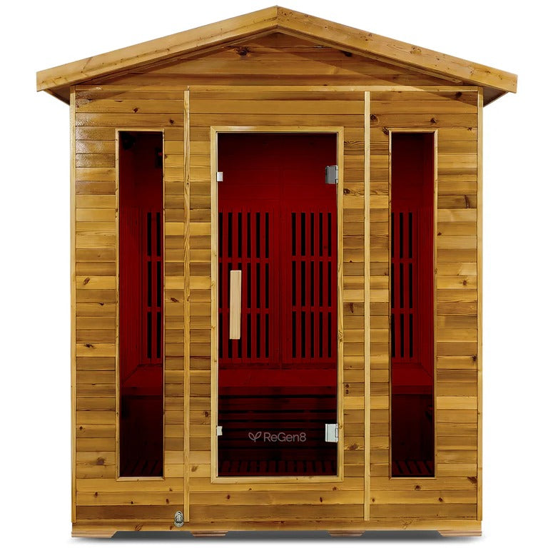 ReGen8 Quadro Outdoor - 4 Person Infrared Sauna