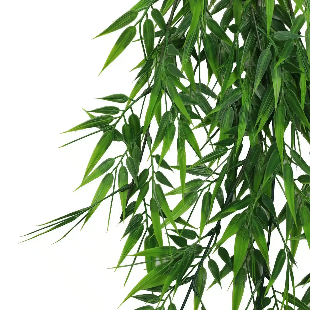 Vivid Green Hanging Artificial Ruscas Plant UV Resistant 120cm - Active Workspace