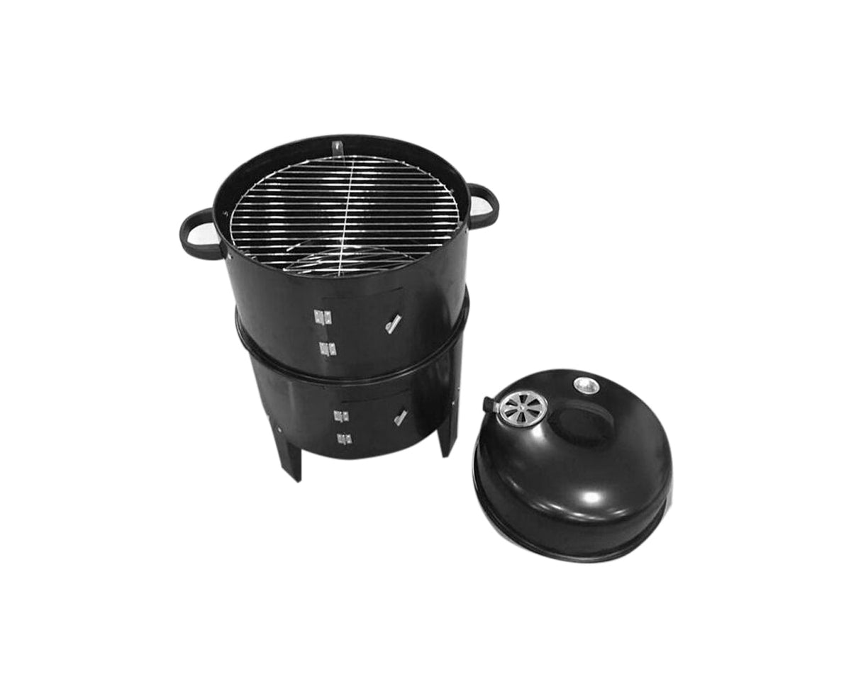 SOGA 2X 3 in 1 Barbecue Smoker Charcoal BBQ Grill