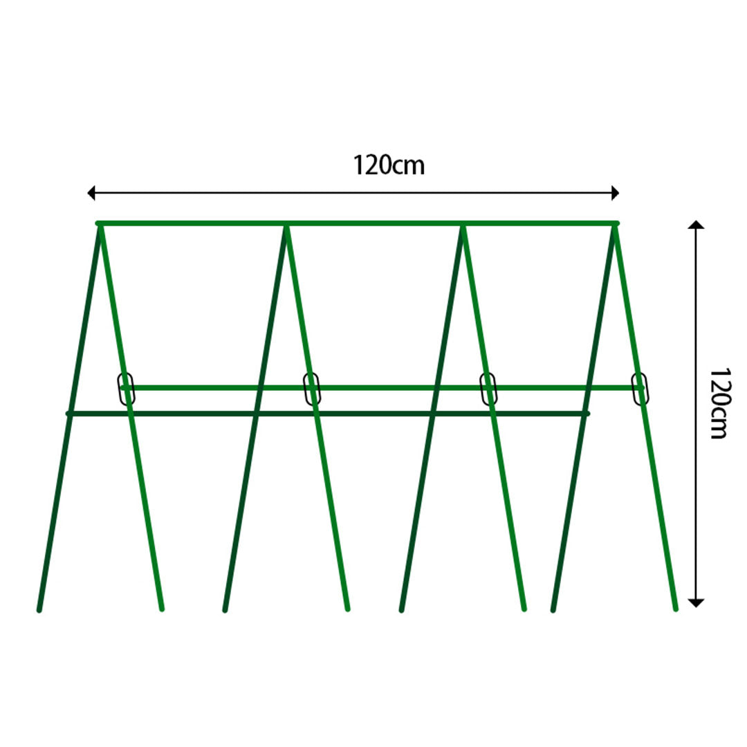 SOGA 120cm Plant Frame Tube Trellis Vegetable Flower Herbs Outdoor Vine Support Adjustable Garden Rack