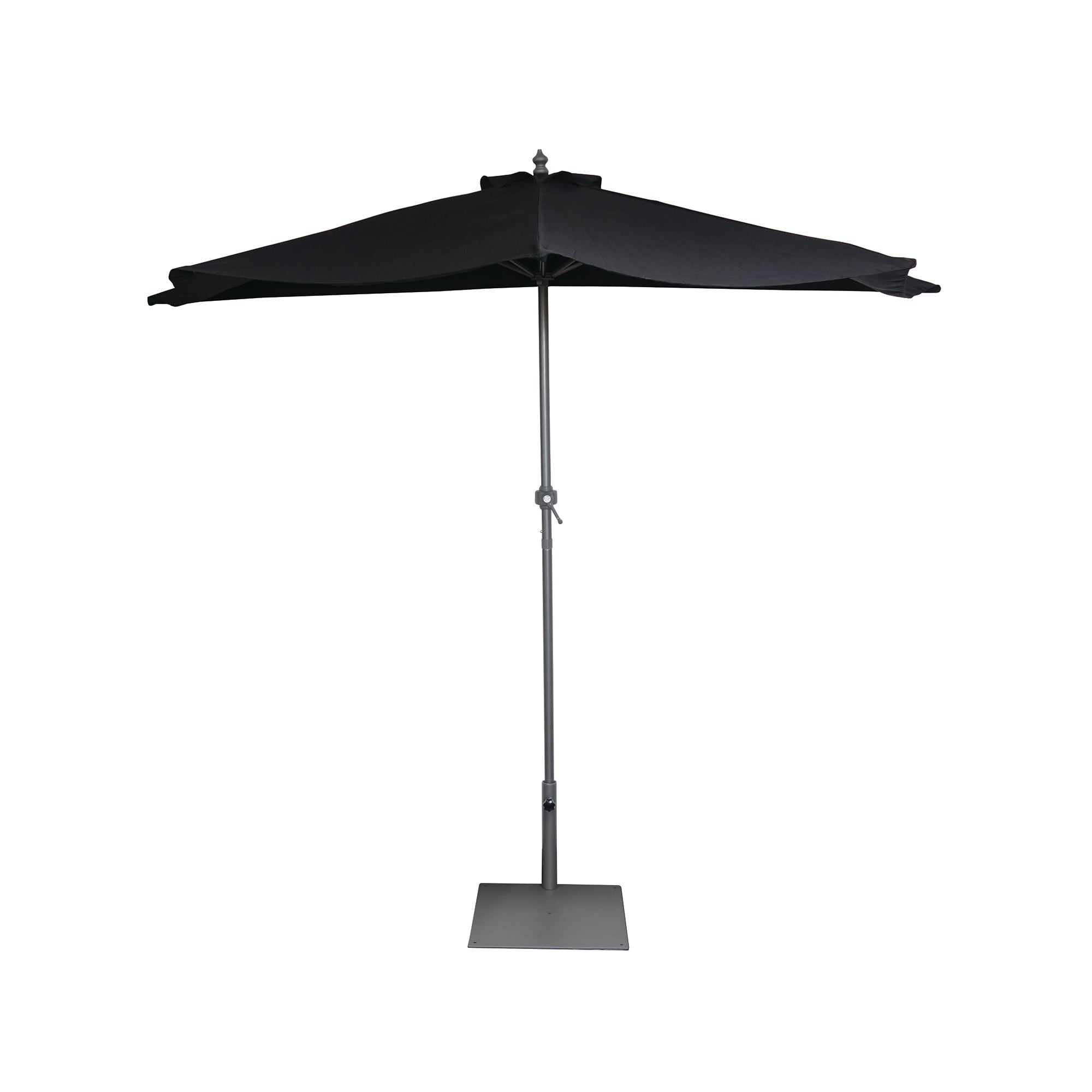 hartman patio umbrella Hartman Half Umbrella - 1.25 x 2.5m