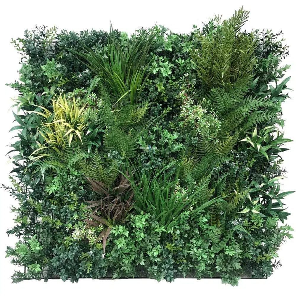 Autumn Greenery Bespoke Vertical Garden / Green Wall UV Resistant 90cm x 90cm