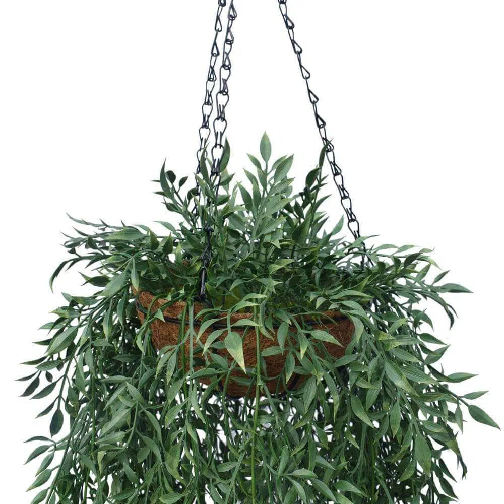 Artificial Fern Hanging Basket UV Resistant 110cm