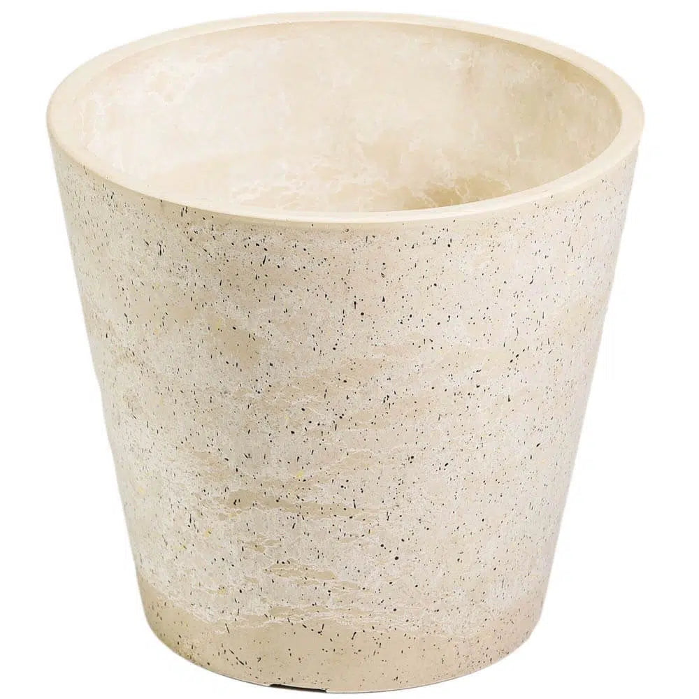 20cm ceramic plant pot Imitation Stone (White / Cream) Pot 20cm