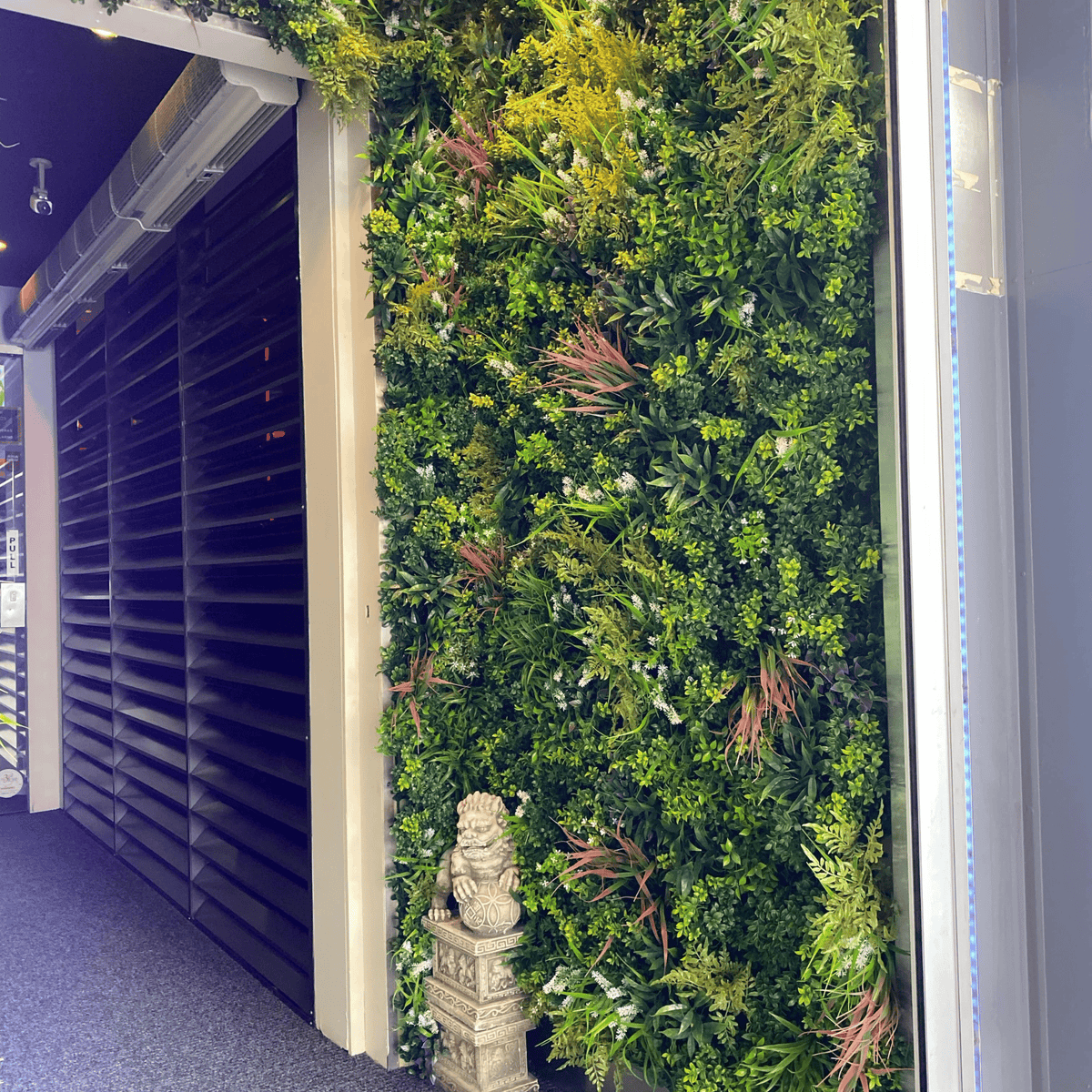 Luxury Amazon Jungle Recycled Vertical Garden / Green Wall UV Resistant 100cm X 100cm