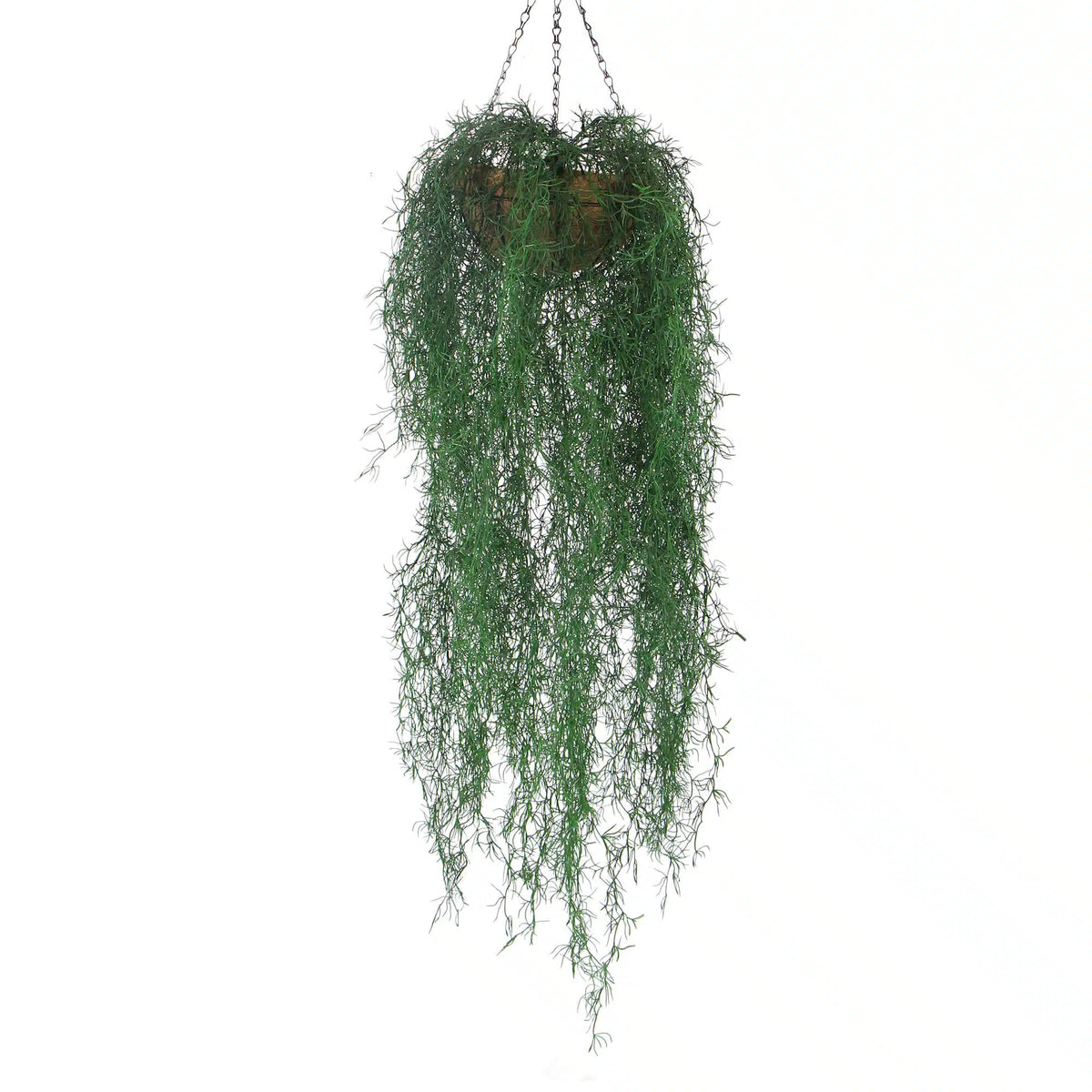 Long Hanging Artificial Spanish Moss Basket 135cm UV Resistant
