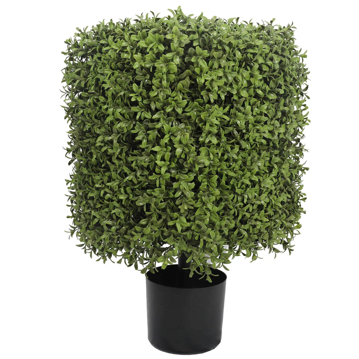 Premium Potted Artificial Square Topiary Plant 55cm