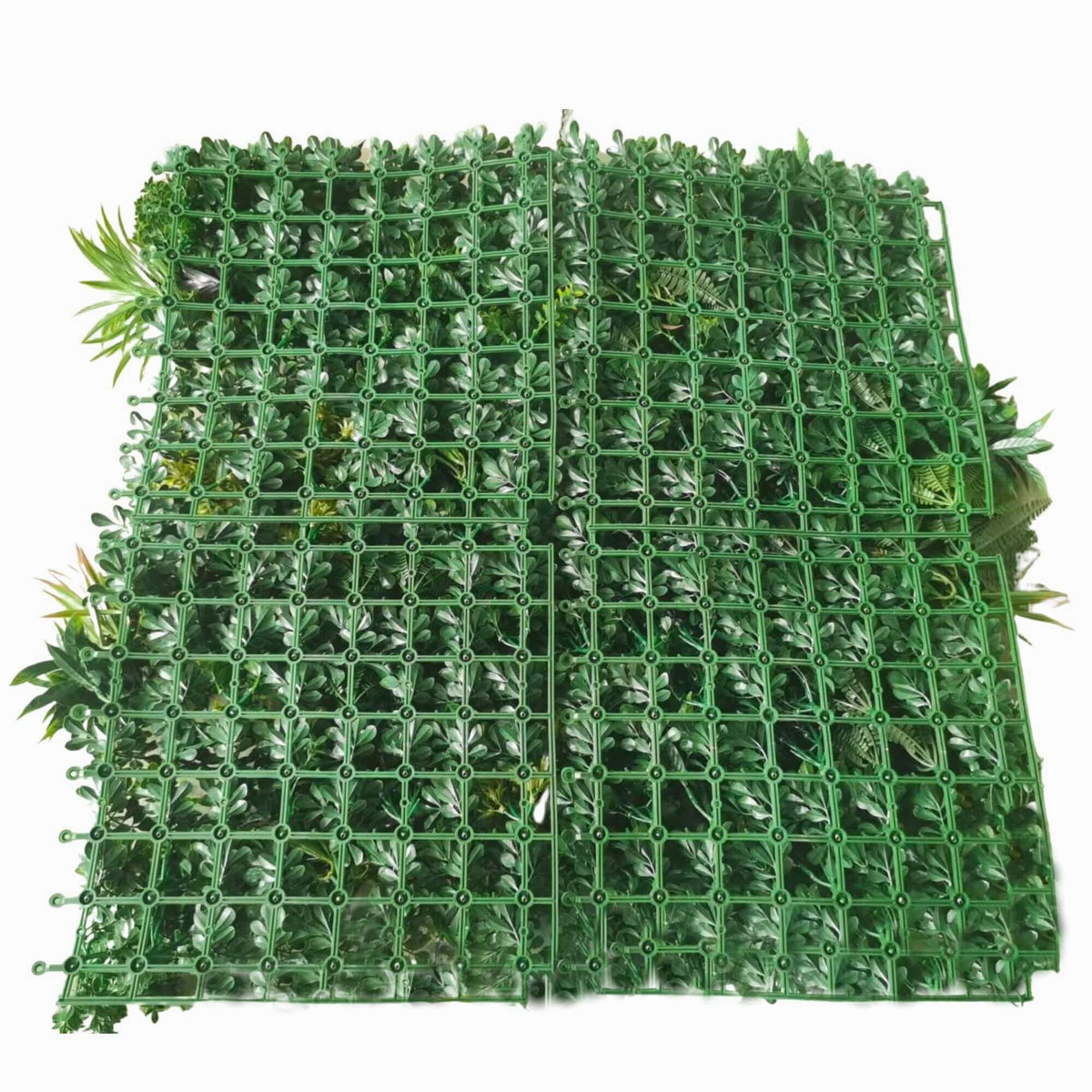 Luxury Amazon Jungle Recycled Vertical Garden / Green Wall UV Resistant 100cm X 100cm