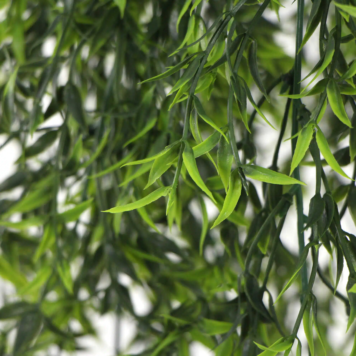 Long Hanging Artificial Ruscus Basket 135cm UV Resistant