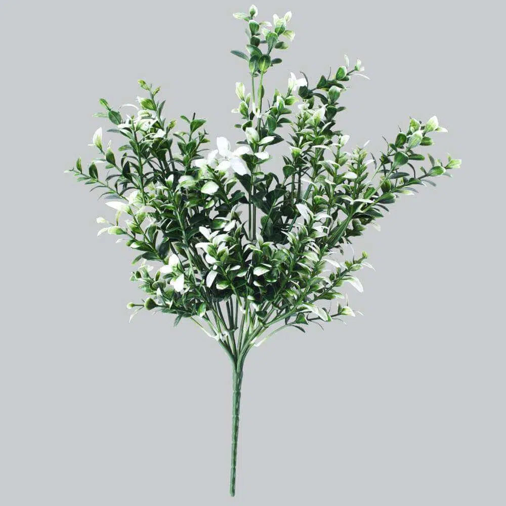 White Tipped Money Leaf Stem UV Resistant 32cm