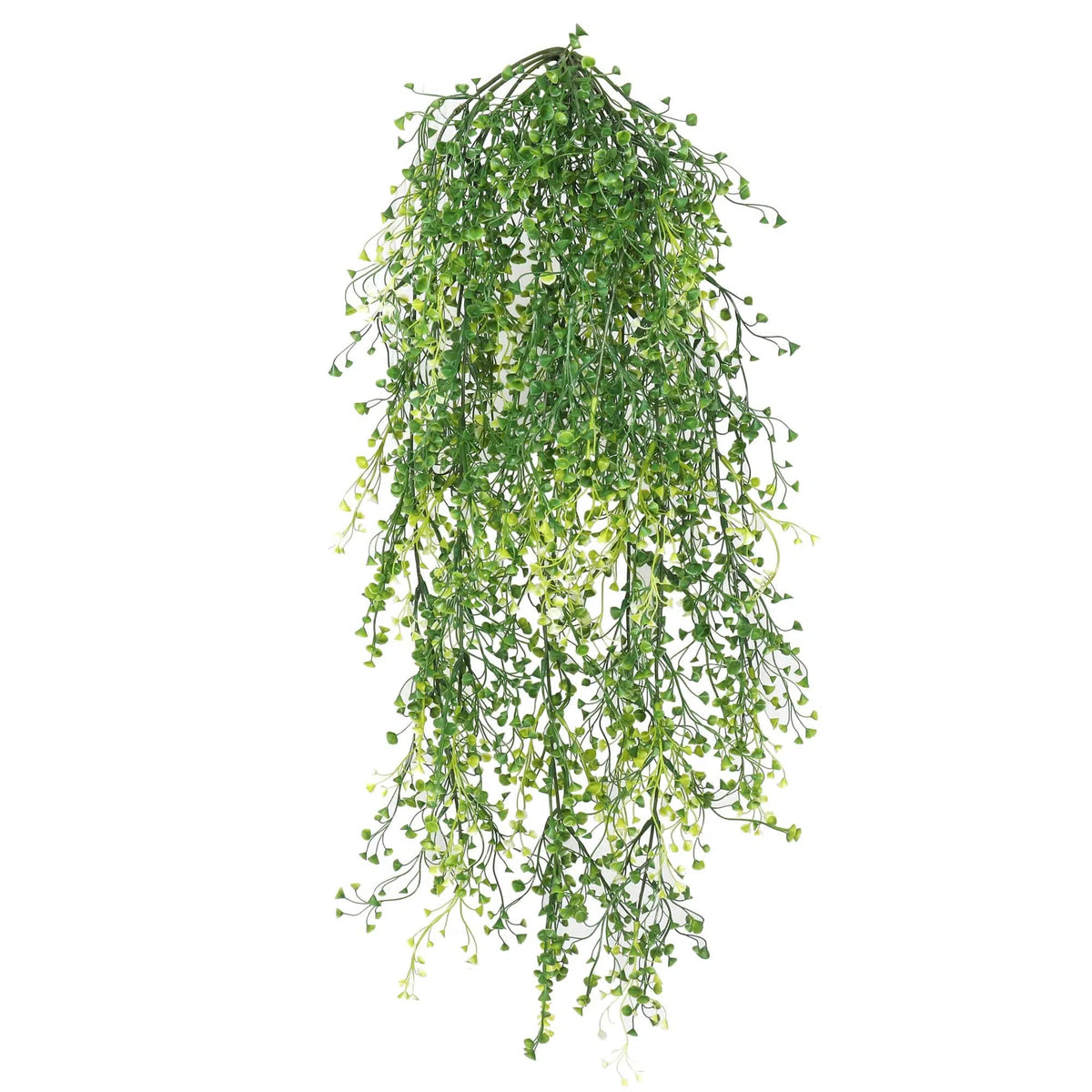 Artificial Hanging Plant (Mixed Green String of Pearls) UV Resistant 90cm - Active Workspace