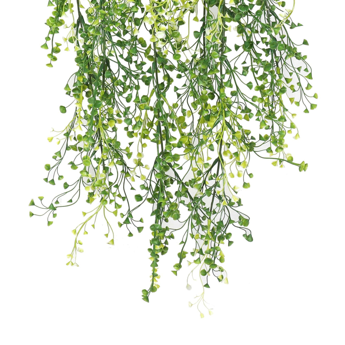 Artificial Hanging Plant (Mixed Green String of Pearls) UV Resistant 90cm - Active Workspace