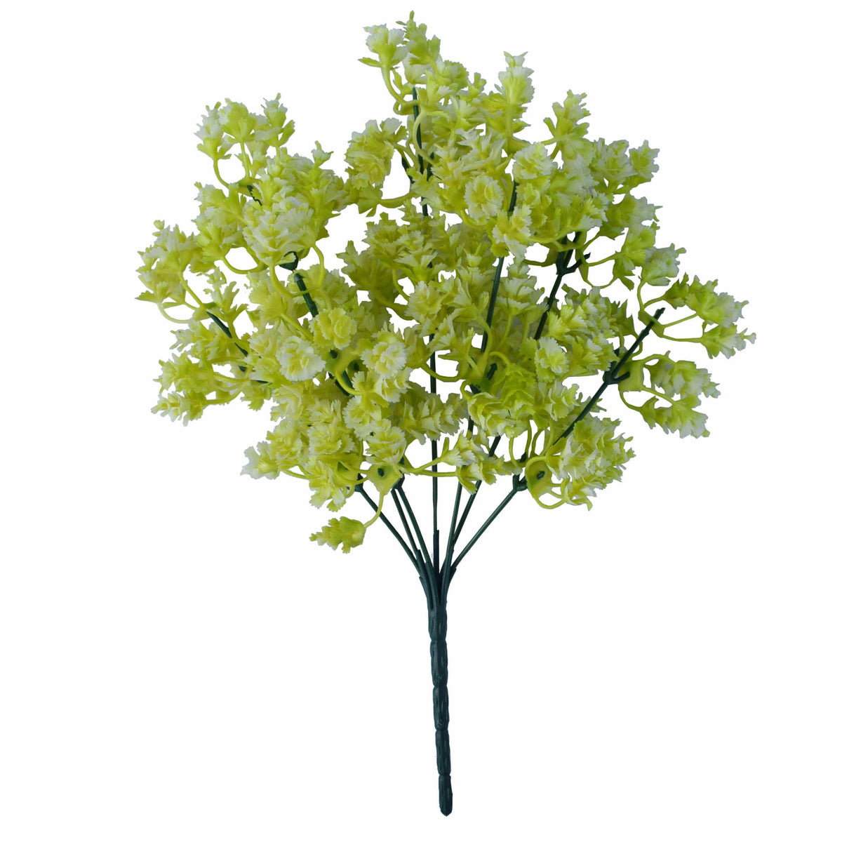 75cm Flowering White Green Wall Disc UV Resistant with a Pop of Colour