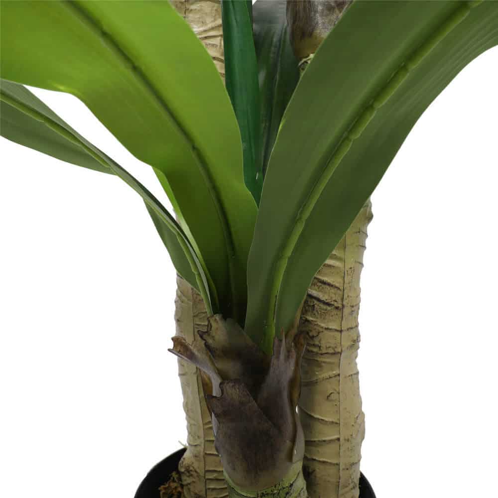 Faux Red Flowering Multi Cane Artificial Draceana 167cm