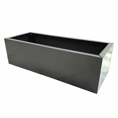 Grey Metal Planter Small