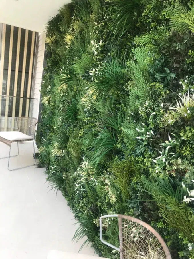 Green Forest Bespoke Vertical Garden / Green Wall UV Resistant 1m x 1m