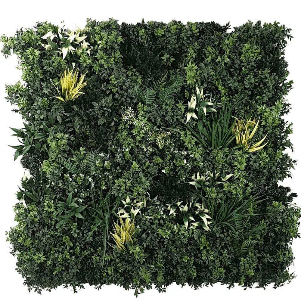 Green Forest Bespoke Vertical Garden / Green Wall UV Resistant 1m x 1m