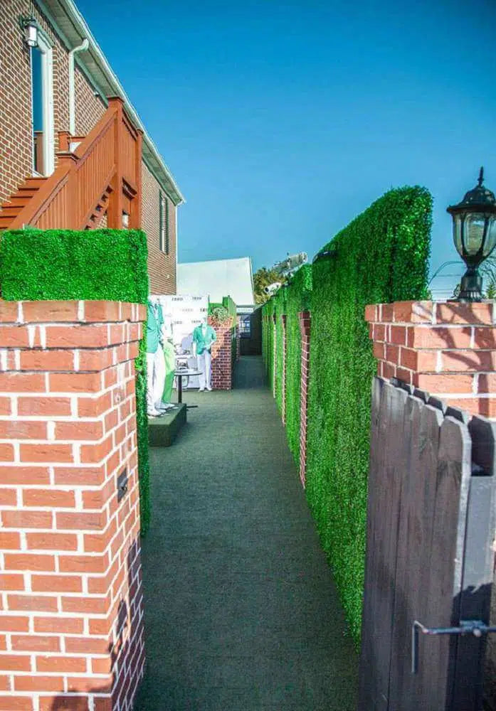 Boxwood Hedge Screen Green Wall Panel UV Resistant 100cm x 100cm