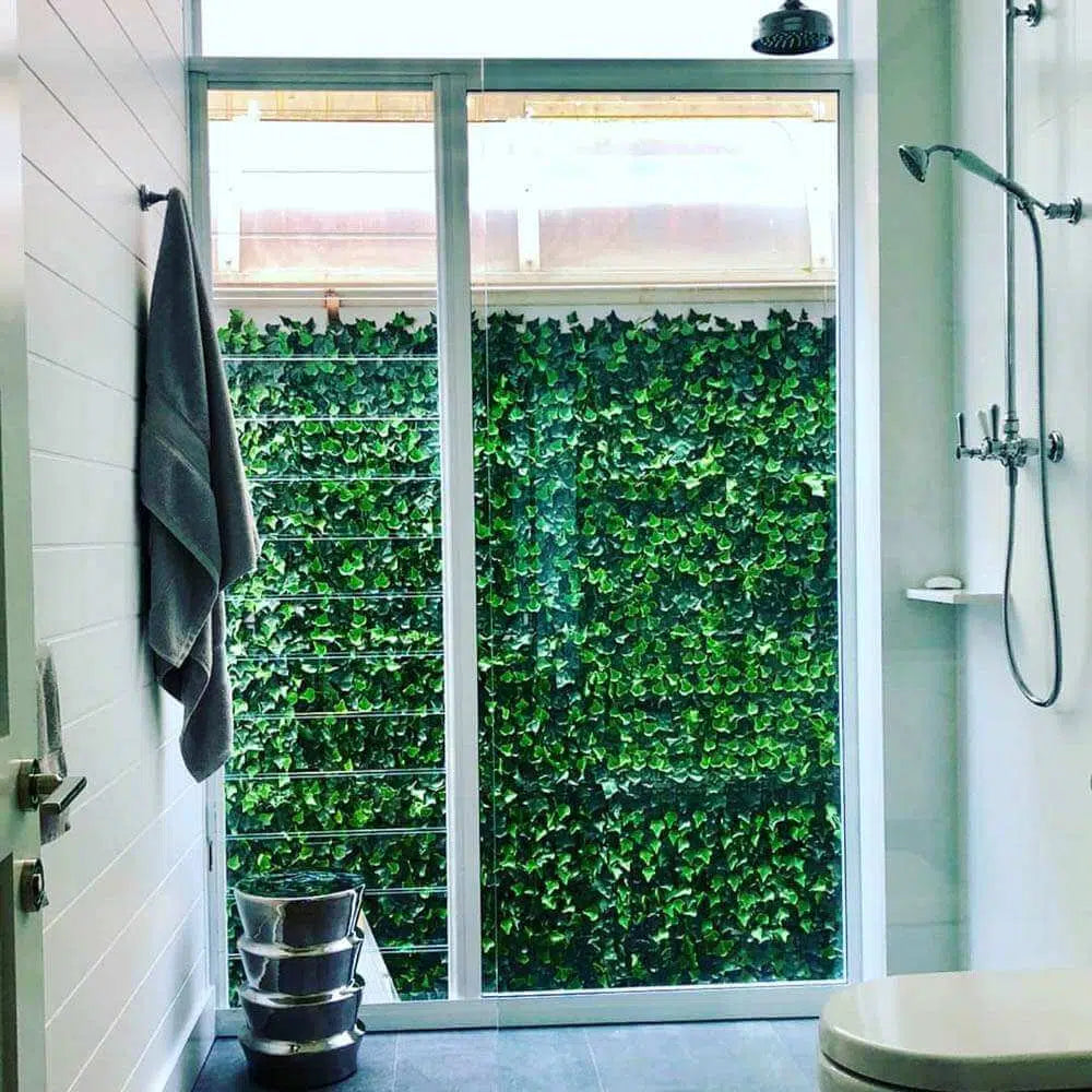 Boston Ivy Leaf Screen Green Wall Panel UV Resistant 1m x 1m