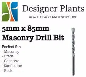 5mm Masonry Drill Bit (Masonry Surfaces)