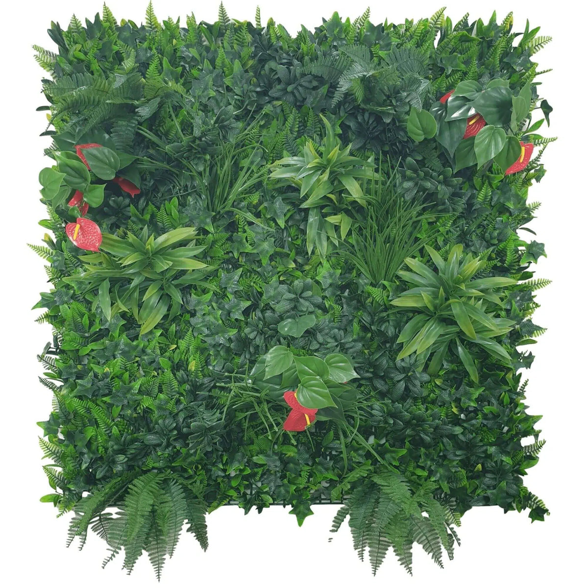 Mixed Jungle Vertical Garden / Green Wall UV Resistant 1m x 1m