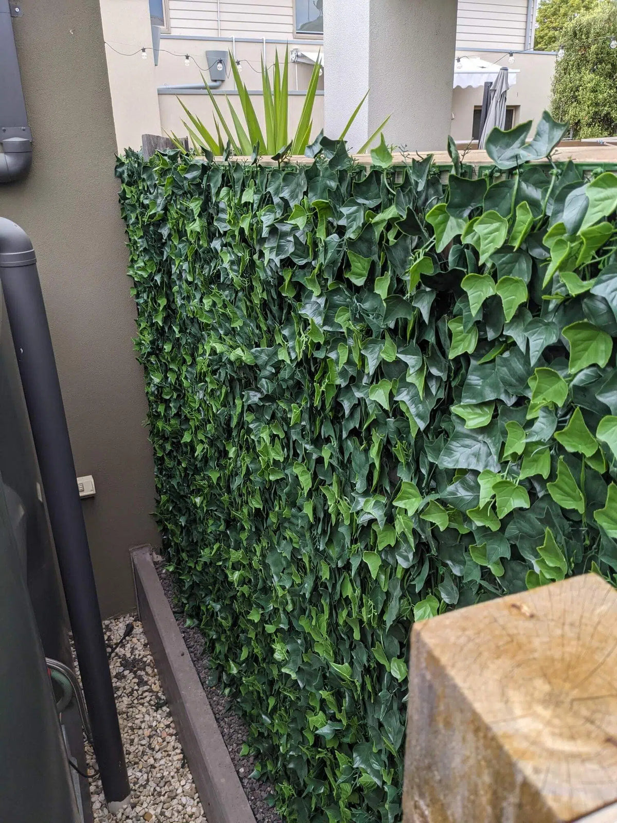 Boston Ivy Leaf Screen Green Wall Panel UV Resistant 1m x 1m