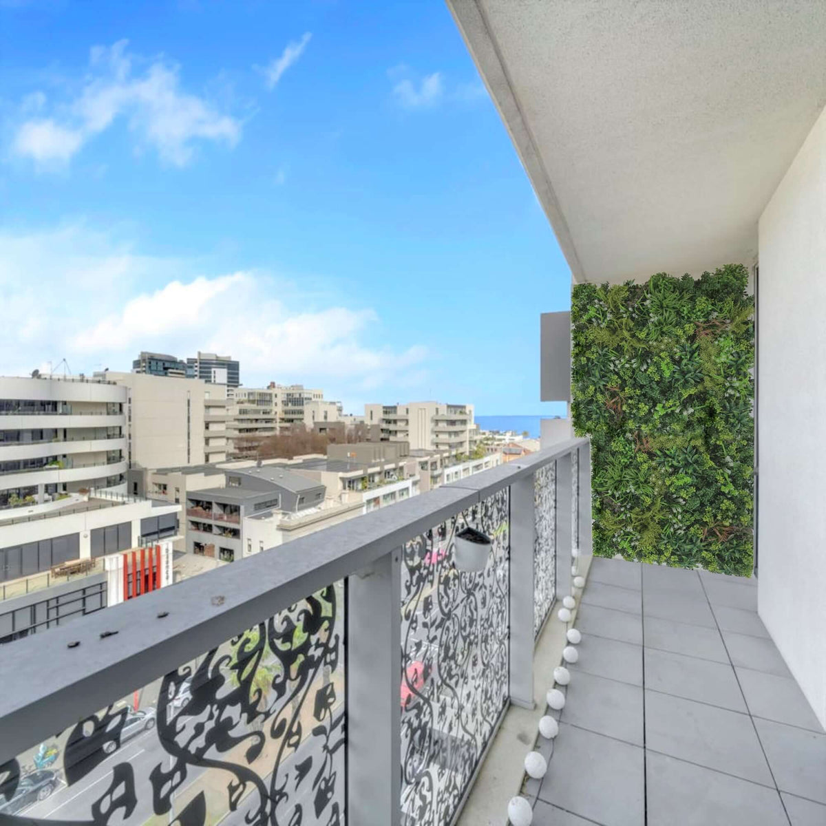 Luxury Amazon Jungle Recycled Vertical Garden / Green Wall UV Resistant 100cm X 100cm