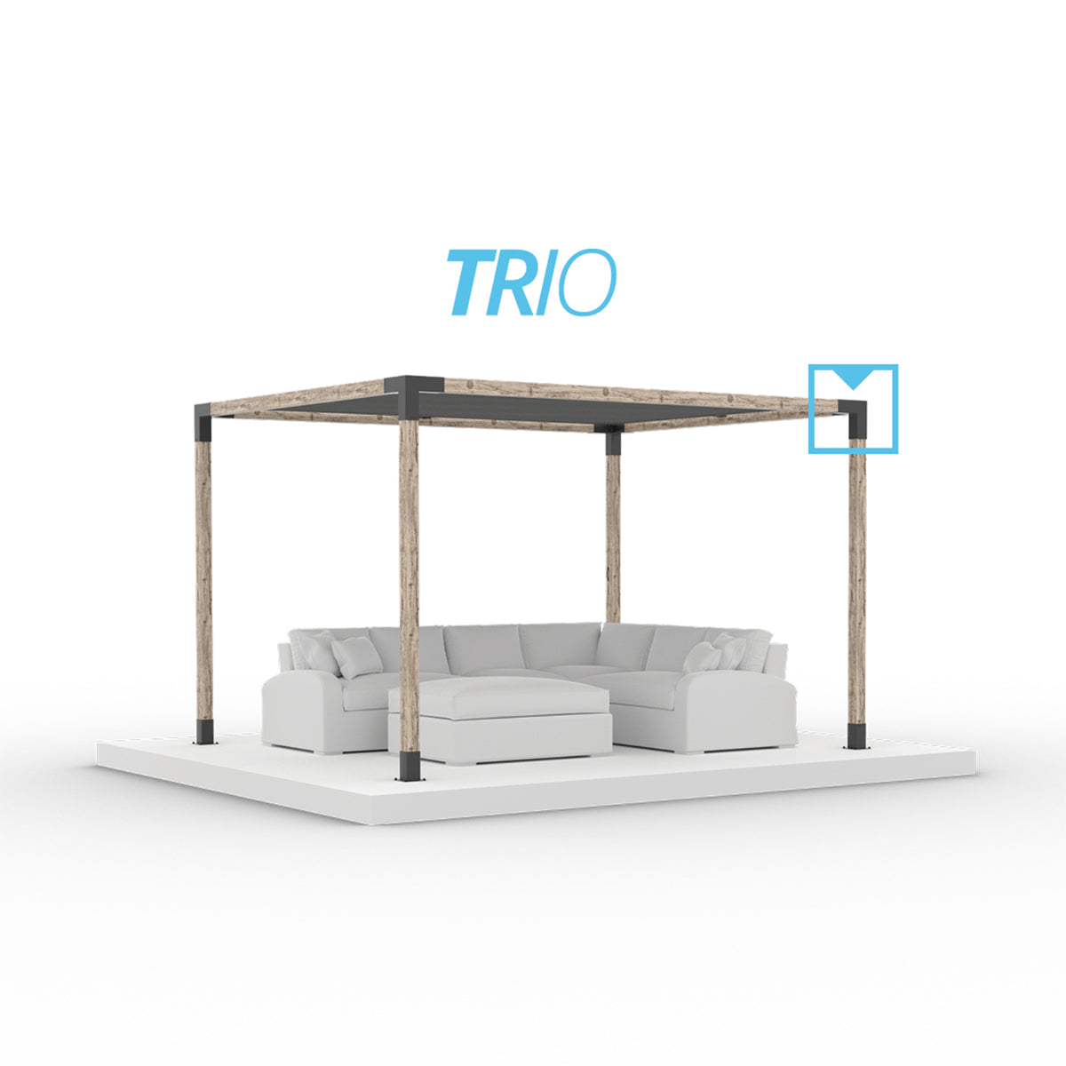 Toja Grid Trio 90 x 90 2PK