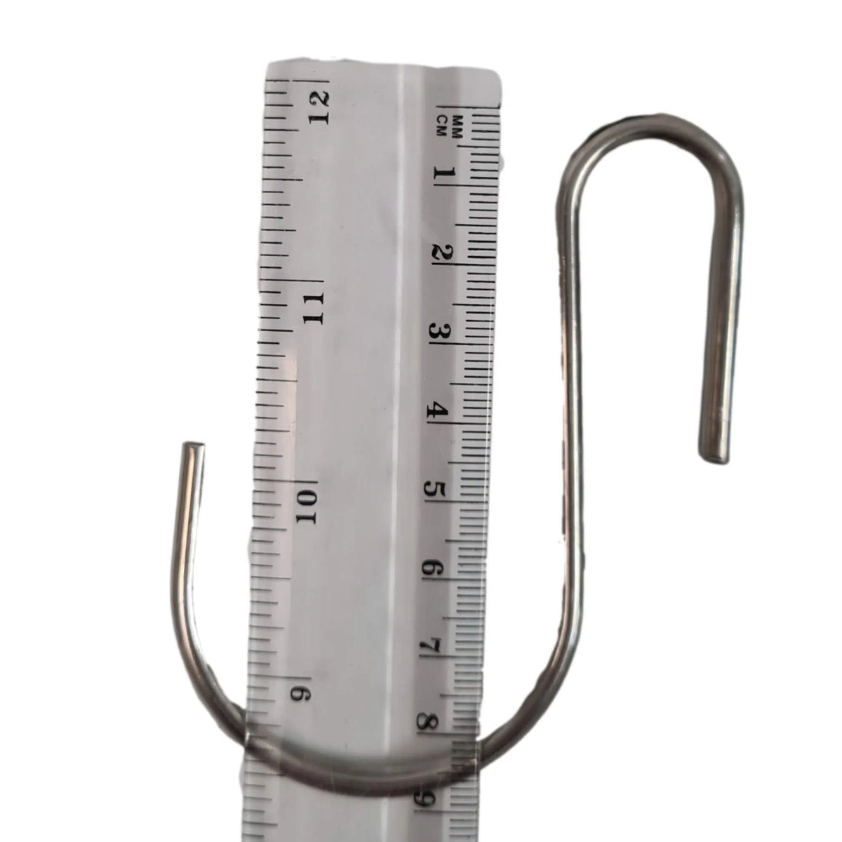 Stainless Steel Hanging Hooks 9cm x 7cm 50 Pieces - Active Workspace