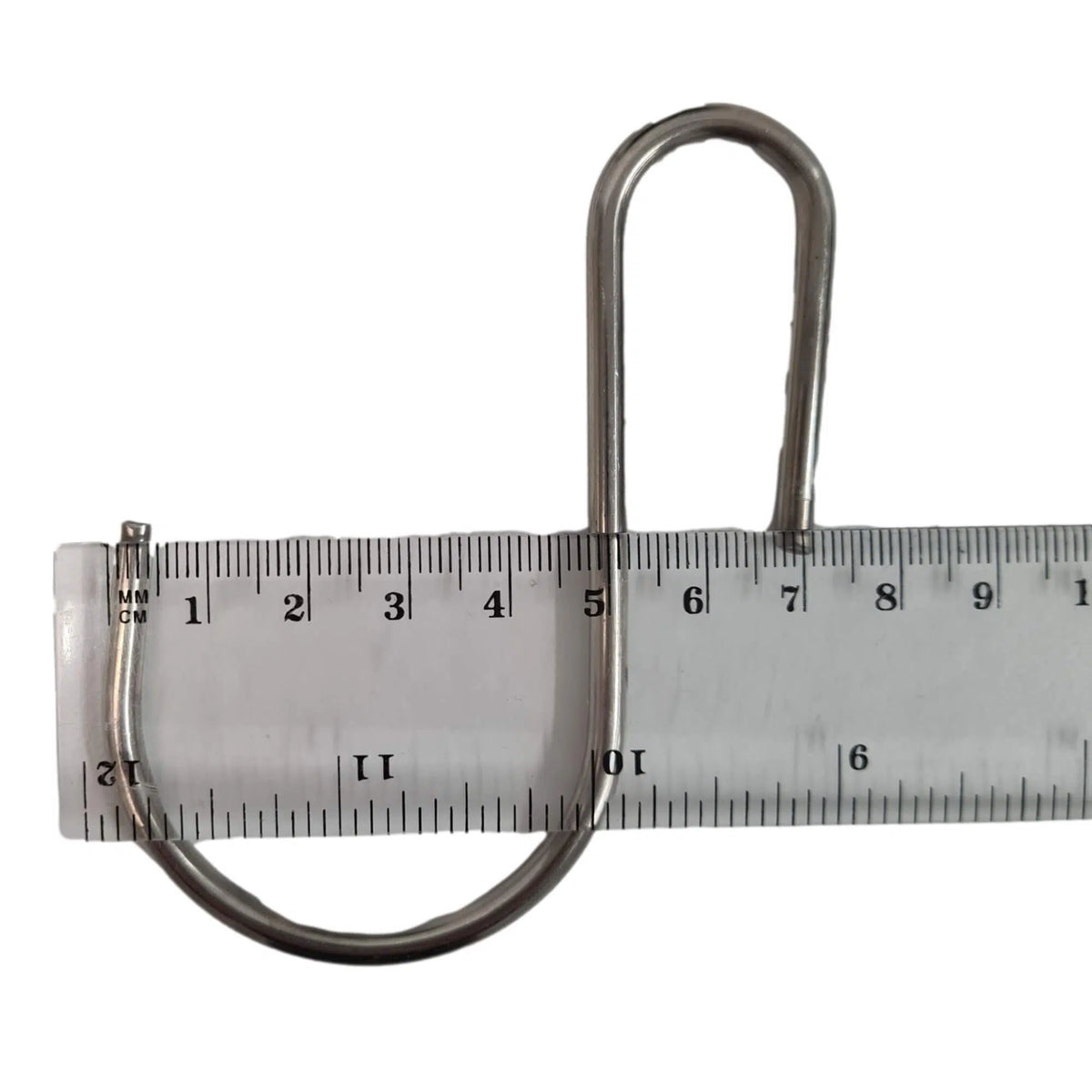 Stainless Steel Hanging Hooks 9cm x 7cm 50 Pieces - Active Workspace