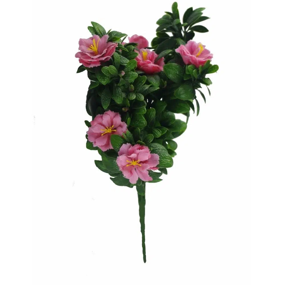 Pink Rose Bunch UV Resistant 45cm