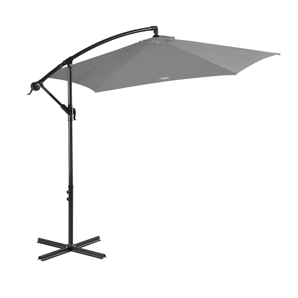 Milano 3m Cantilever Umbrella - Grey