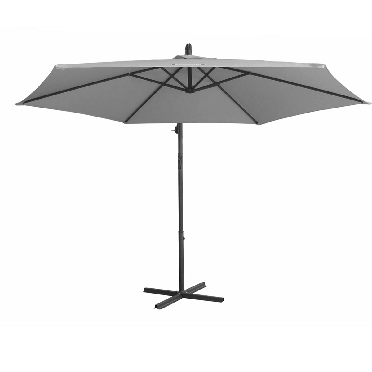 Milano 3m Cantilever Umbrella - Grey