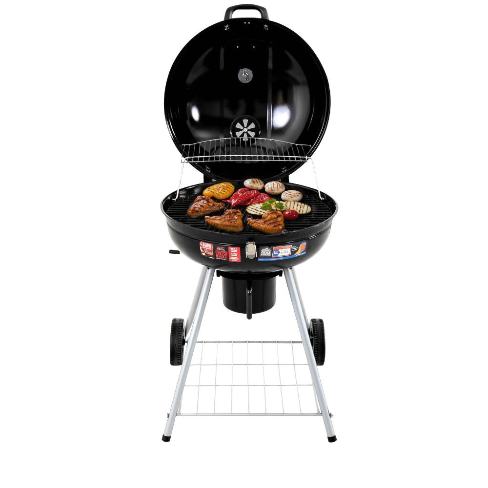 Grillz Charcoal BBQ Smoker - Round Cooking Diameter 56cm