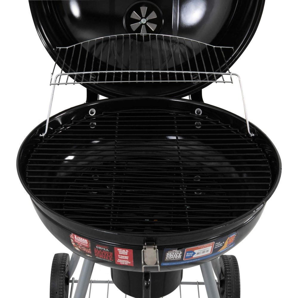 Grillz Charcoal BBQ Smoker - Round Cooking Diameter 56cm