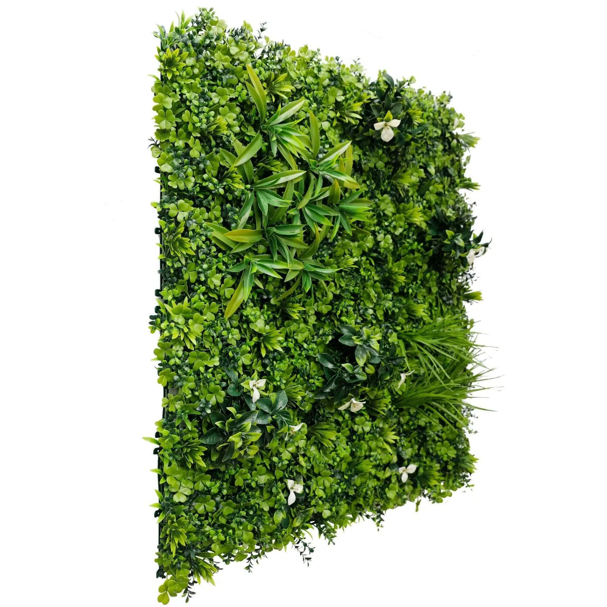 Luxury White Oasis Vertical Garden / Green Wall UV Resistant 1m x 1m